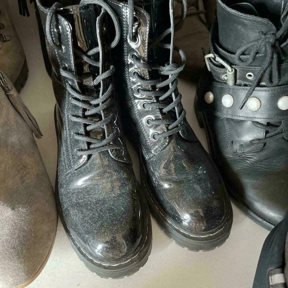 Black boots H&M size 7